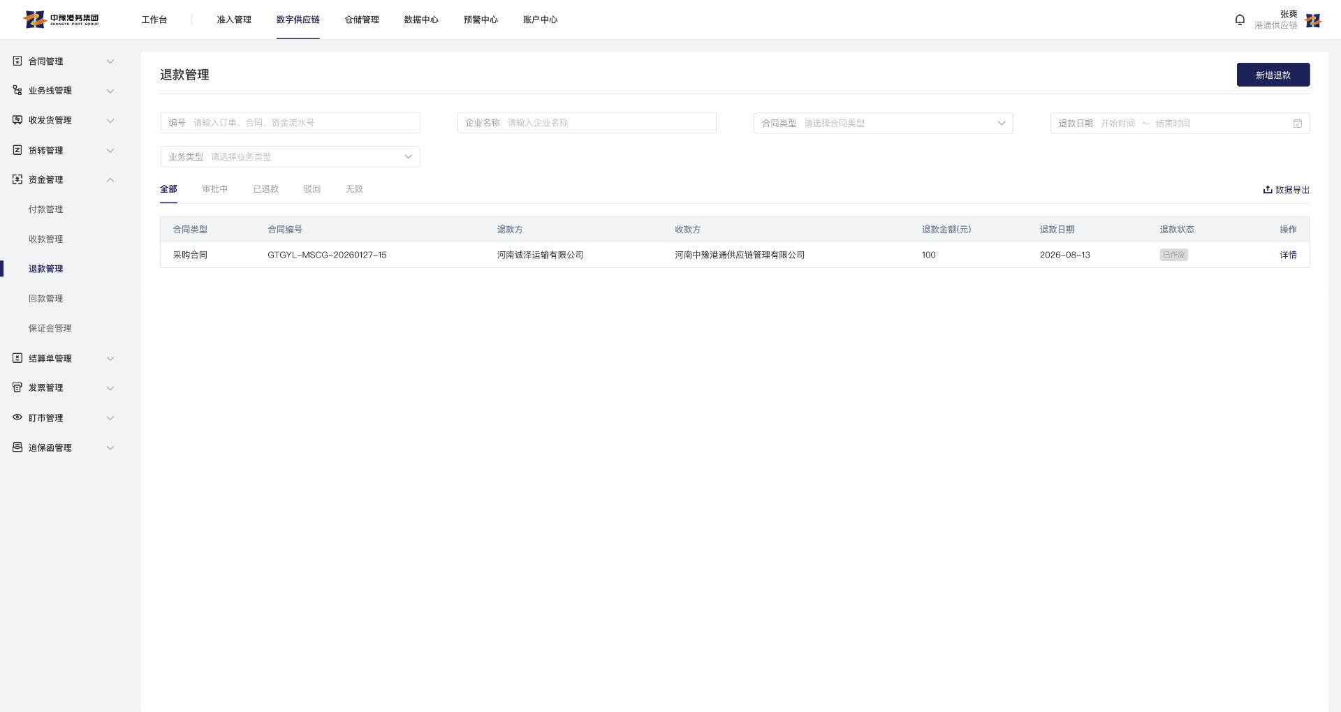 退款管理